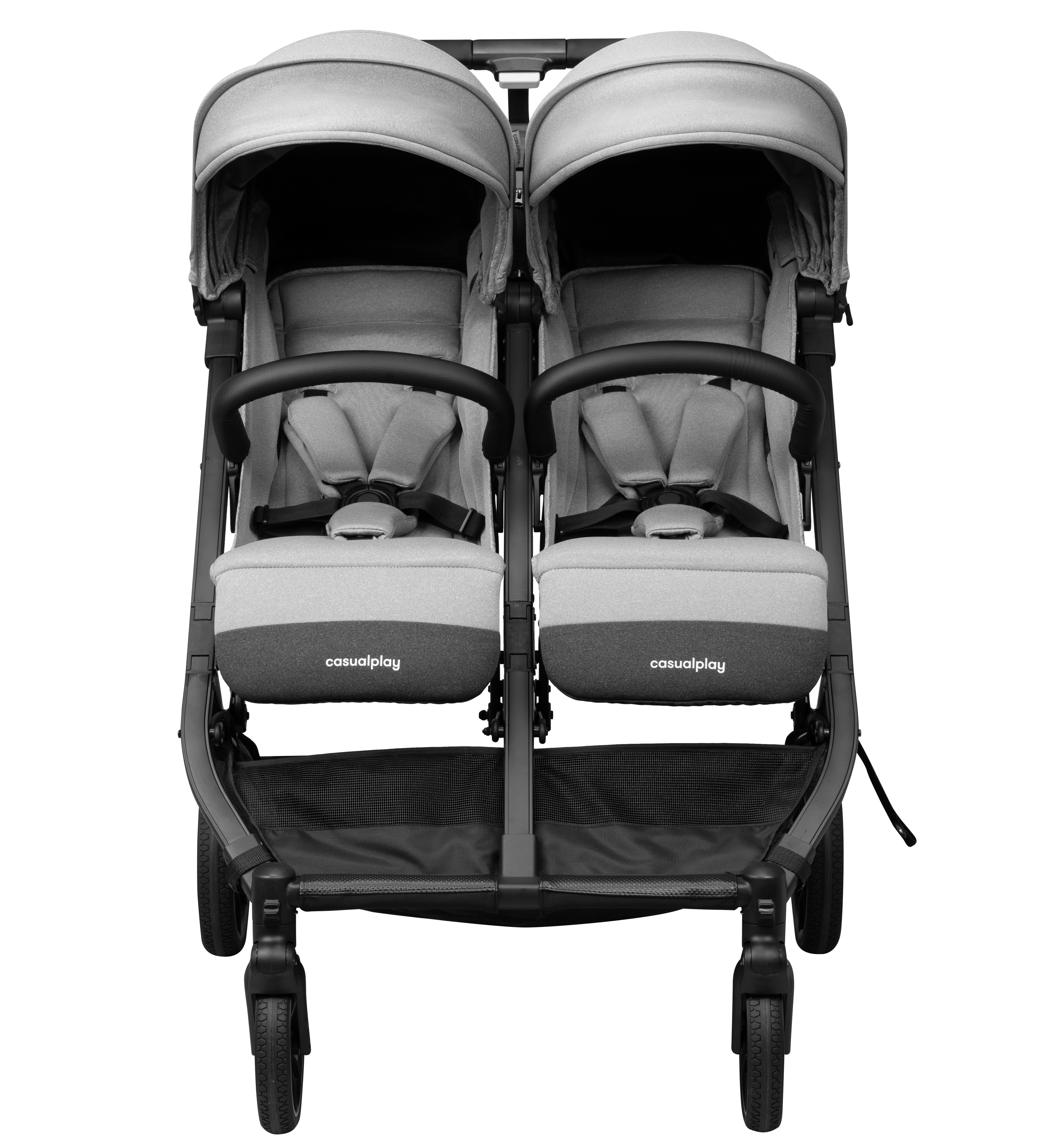 Cochecito Gemelar TOUR TWIN MAX Clear Grey CASUALPLAY